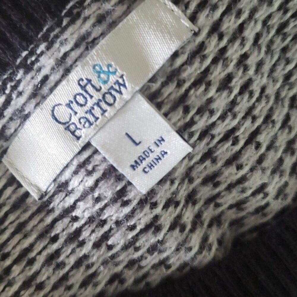 CROFT & BARROW Women's Academia Career Button Front Cardigan Sweater Large - Picture 8 of 9